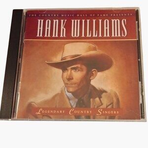 Hank Williams Legendary Country Singers Music CD Country Hall of Fame